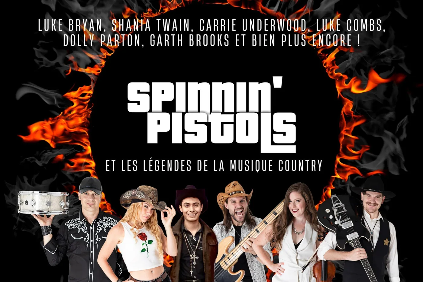 Spinnin' Pistols — Bands & groupes, Événements DJAM